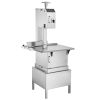 VEVOR Commercial Electric Meat Bandsaw, 2200W Stainless Steel Vertical Bone Sawing Machine, Workbeach 24.4" x 20.5", 0.16-8.7 Inch Cutting Thickness,