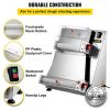 VEVOR Pizza Dough Roller Sheeter, Max 16" Automatic Commercial Dough Roller Sheeter, 370W Electric Pizza Dough Roller Stainless Steel, Suitable for No