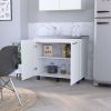 Carter White 2 Utility Sink and Cabinet