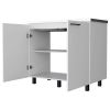 Carter White 2 Utility Sink and Cabinet