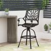 ALFRESCO KD SWIVEL BARSTOOL