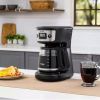 Mr. Coffee 12-Cup Programmable Coffee Maker - Black/Stainless Steel