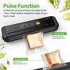 KOIOS Vacuum Sealer Machine, 86Kpa Automatic Vacuum Air food sealer/Built-in Cutter Starter Kit, Dry & Moist Food Preservation Modes, Pulse Function,