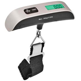 5 Core Digital Luggage Scale Pair Backlight LCD Display with Temperature Measurement/Baggage Scale 110lbs Capacity, Portable Stainless Steel Hanging S (SKU: LSS-004)