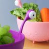 1pc Kitchen Strainer - Big-Eyed Monster Design BPA-Free Food Strainer For Fruits And Pasta - Fun And Safe